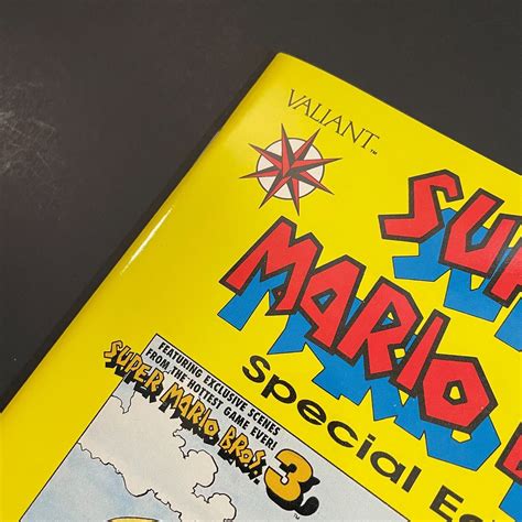 Super Mario Bros Special Edition 1 Key 1st Valiant Comic 1990 Peach Toad Nes 4625038028