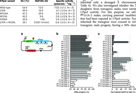 Properties Of Wild Type And Mutant I PpoI Variants Determined In Vitro