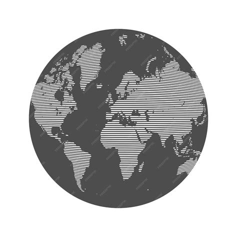 Premium Vector World Global Planet Earth Icon Symbol Isolated Vector