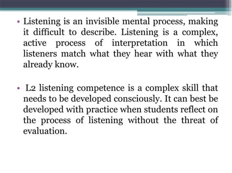 Listening Vs Hearing Ppt