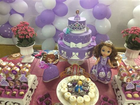 Decora O Festa Infantil Tema Princesa Sofia Anos Isadora