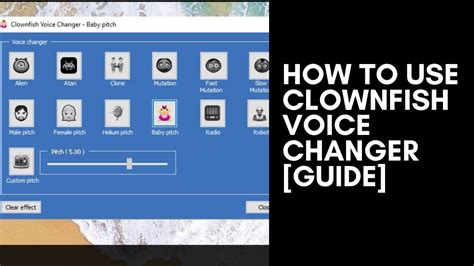 How To Use Clownfish Voice Changer Guide ViralTalky