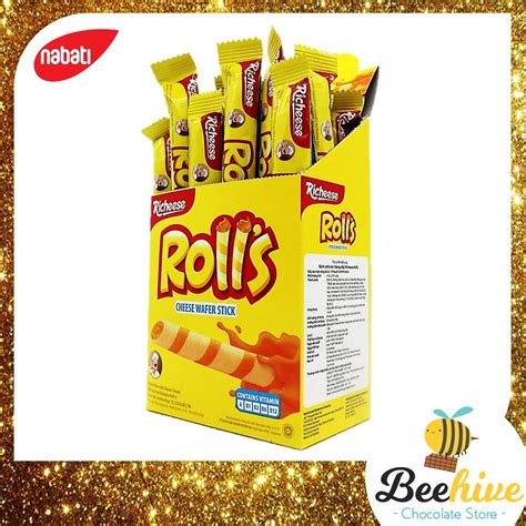 Richeese Nabati Roll S Cheese Wafer Stick 20x8g