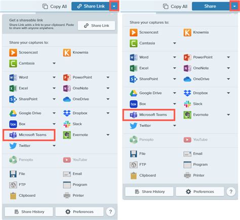 Share To Microsoft Teams Snagit Tutorial