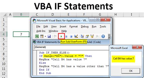 Vba If Else Statement Overview Examples How To Use Off