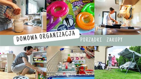 Domowa organizacja Porządki Zakupy Vlog YouTube