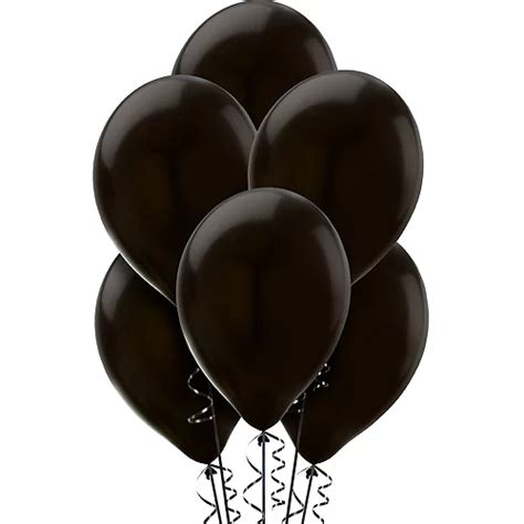 Black Pearl Balloons 72ct Party City