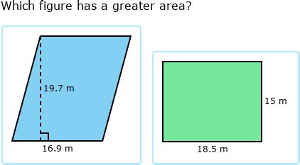 IXL Area Of Rectangles And Parallelograms Grade 7 Math