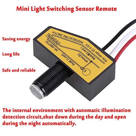 Direct Current Photoelectric Switch V V V V Photocell Switch Dc