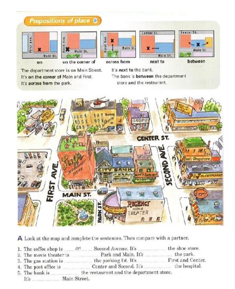 Prepositions To Give Directions