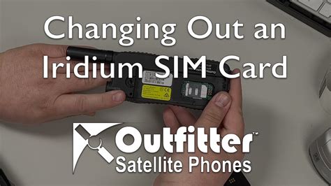 Iridium Satellite Phone Sim Card Replacement Youtube