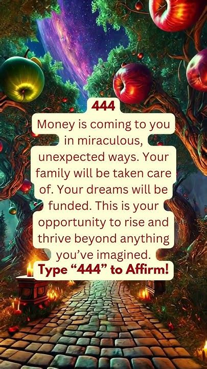 The Truth Behind Angel Number 444 and Prosperity #affirmation - YouTube