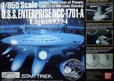 STAR TREK U S S Enterprise NCC 1701 A 1 850 Scale Model Kit Bandai