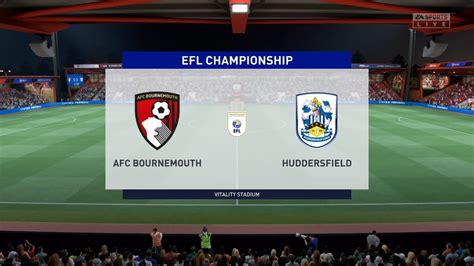 Fifa 22 Afc Bournemouth Vs Huddersfield Vitality Stadium Gameplay