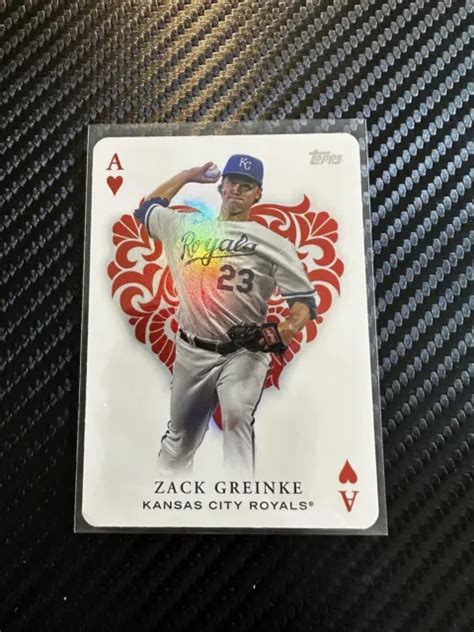 MISE À JOUR 2023 Topps All Aces Zach Greinke AA 72 Kansas City Royals