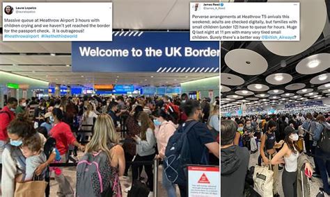 Families Forced To Queue For Hours At Heathrow Border Control Daily