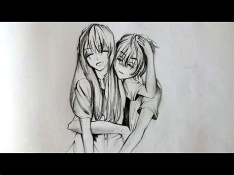 Top 76+ anime sketch couple - in.coedo.com.vn