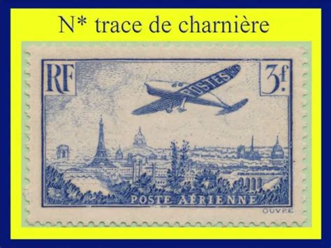 Poste A Rienne N Avion Survolant Paris N Trace De Charni Re