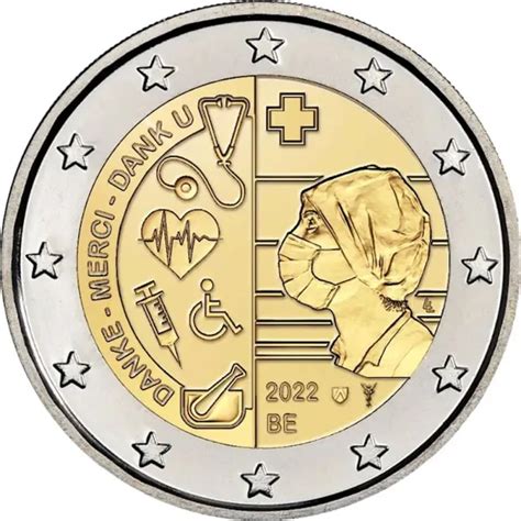 Moneda Conmemorativa Euros Belgica