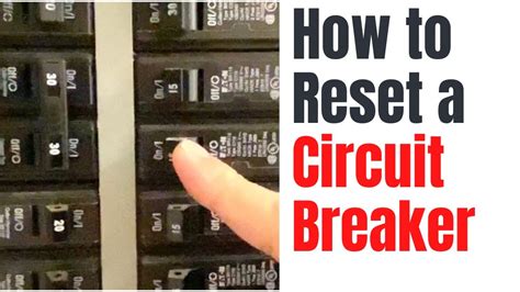 How To Reset A Circuit Breaker Locate A Tripped Circuit Breaker