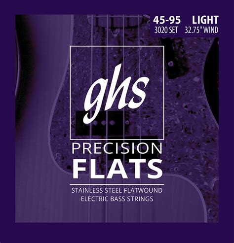 3020 Set Short Scale Precision Flats™ Bass Strings Ghs Strings