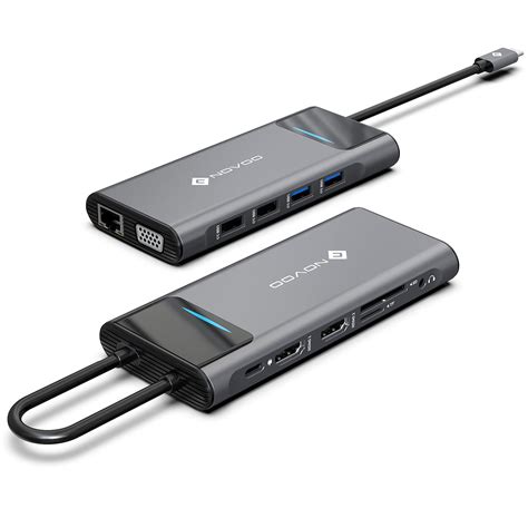 Buy Usb C Docking Station Triple Display Novoo In Usb C Hub