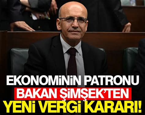 Bakan Şimşek ten yeni vergi açıklaması