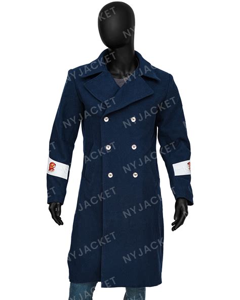 Harry Styles Sign Of the Times Coat | Men's Blue Wool-Blend Coat