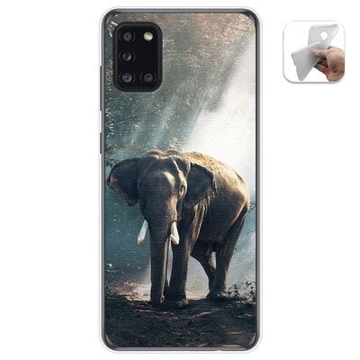 Custodia In Gel Tpu Per Samsung Galaxy A31 Design Elefante Disegni Ebay