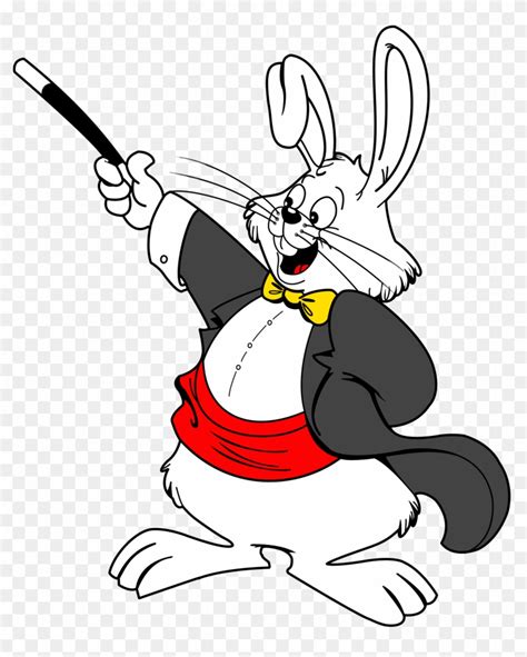 Rabbit Hare Magic Clip Art Magic Rabbit Png Transparent Png 4917724