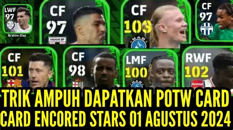 TRIK AMPUH DAPATKAN PLAYER 0F THE WEEK ENC0RED STARS O1 AGUSTUS YouTube