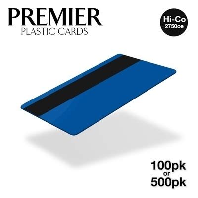 Premier Royal Blue Hi Co Magnetic Stripe Plastic Cards Plastic Card