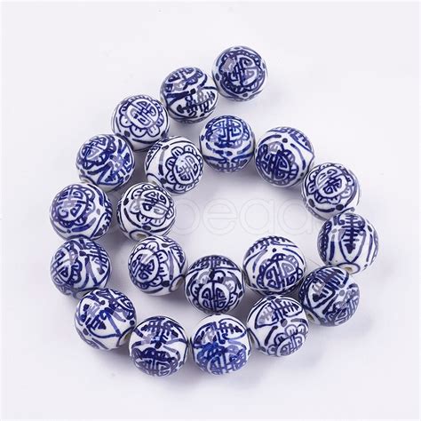 Cheap Handmade Blue and White Porcelain Beads Online Store - Cobeads.com