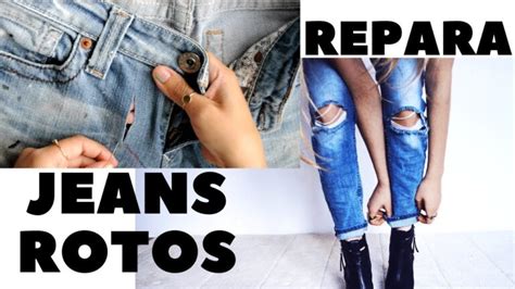 Arregla tus jeans rotos en casa aprende cómo coser las rodillas en 7