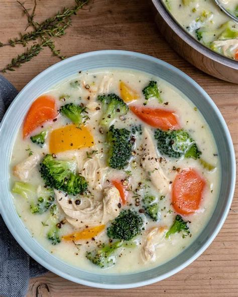 Creamy Chicken Broccoli Soup {3 Ways} | Healthy Fitness Meals