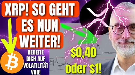 Xrp So Geht Es Nun Weiter Bitcoin Volatilit T Achtung Ripple