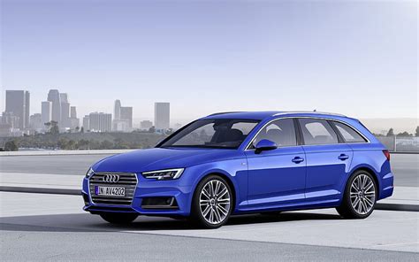 Audi A4 Avant 2017 TDI Quattro Blue A4 Station Wagon German Cars