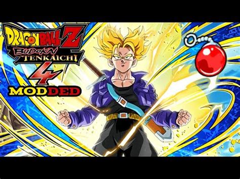 DBZ Budokai Tenkaichi 4 MOD Red Potara Future Trunks Z YouTube