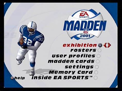 Madden NFL 2001 Screenshots For PlayStation 2 MobyGames