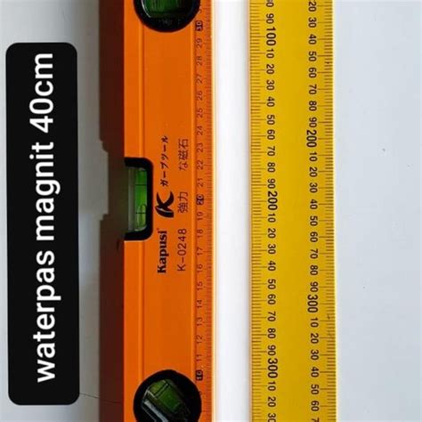 Jual Waterpass Waterpas Magnit 40 Cm Alat Ukur Kemiringan Sudut Nankai