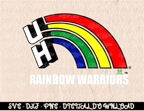 University of Hawaii Hawaii Rainbow Warrior logo Digital Pr - Inspire ...