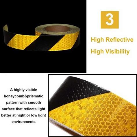 Yellow Reflective Tape For Vehicles Acrilic Solvent At Best Price In