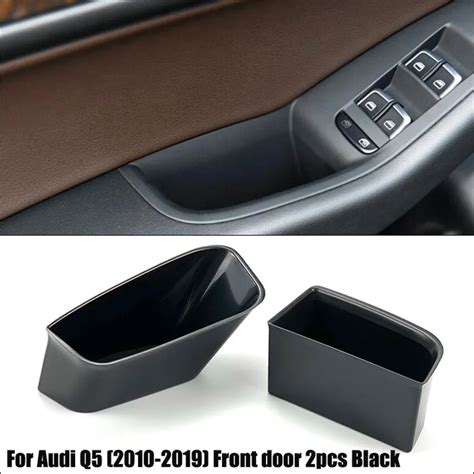 1pair Car Organizer For Audi A4 B8 A5 S5 Q5 Door Handle Armrest Storage Box Container