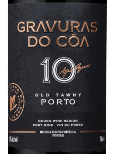 N V Gravuras do Côa Aged 10 Years Old Tawny Porto Vivino US