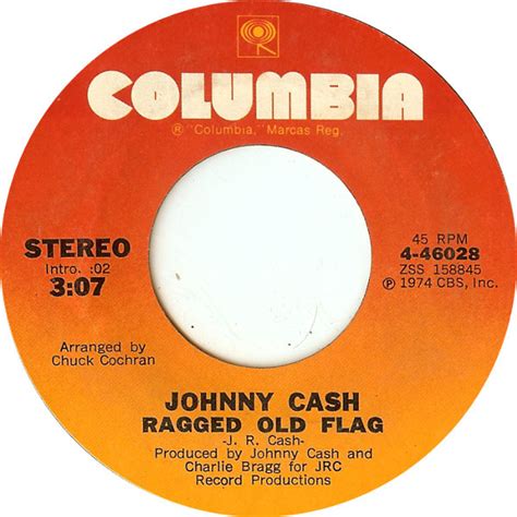 Johnny Cash - Ragged Old Flag (Vinyl, 7", Single, 45 RPM) | Discogs