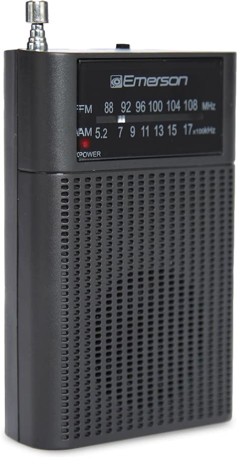 Amazon.com: Emerson ER-7000 Portable AM/FM Radio with Built-in Speaker ...