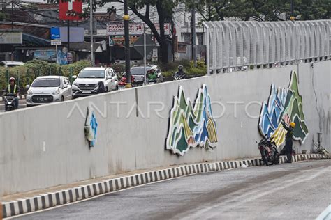 Progress Underpass Dewi Sartika Antara Foto