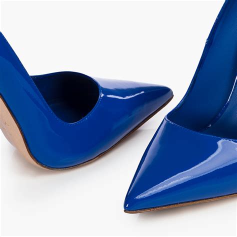 Persia Blue Patent Leather Pump Le Silla