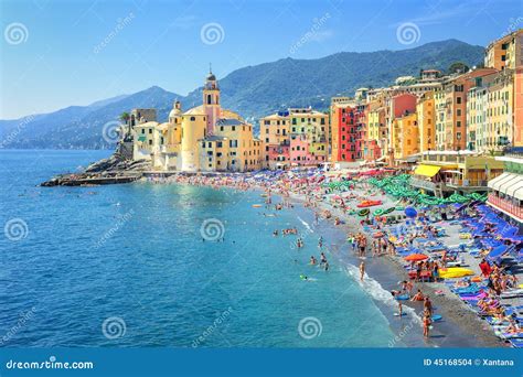 Camogli, Genoa, Italy stock photo. Image of destination - 45168504