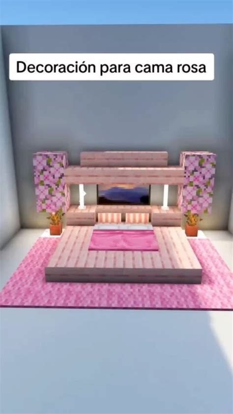 Cute Pink Minecraft Bed Minecraft Bedding Minecraft Room